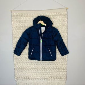 Crewcuts Navy Blue Puffer Winter Jacket